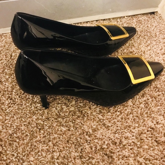 Prada Black Patent Pumps Size 38.5 - Picture 6 of 8